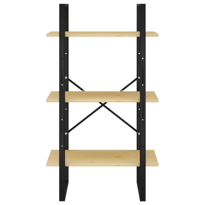opbevaringsreol 60x30x105 cm massivt fyrretræ