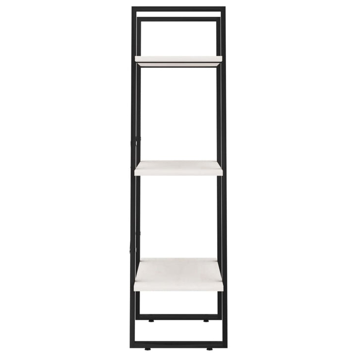 opbevaringsreol 60x30x105 cm massivt fyrretræ hvid