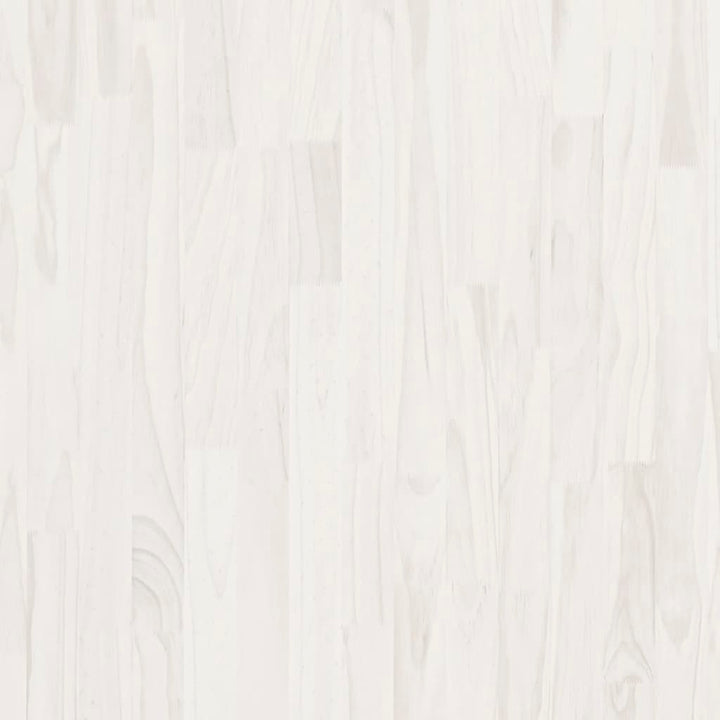 bogreol med 3 hylder 80x30x105 cm massivt fyrretræ hvid