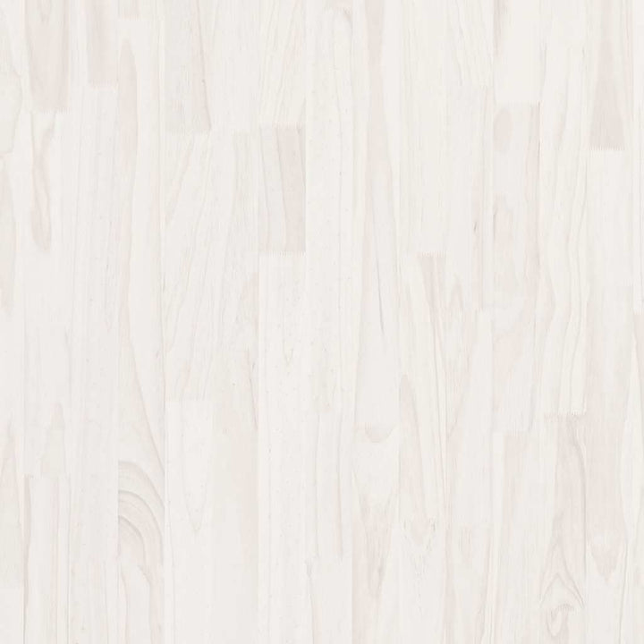 bogreol med 3 hylder 100x30x105 cm massivt fyrretræ hvid