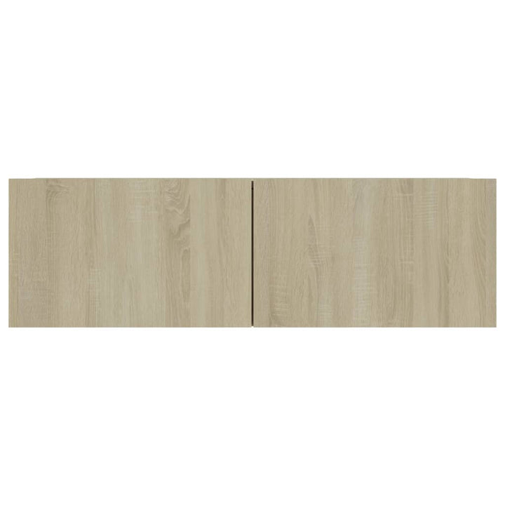 tv-skabe 4 stk. 60x30x30 cm konstrueret træ sonoma-eg
