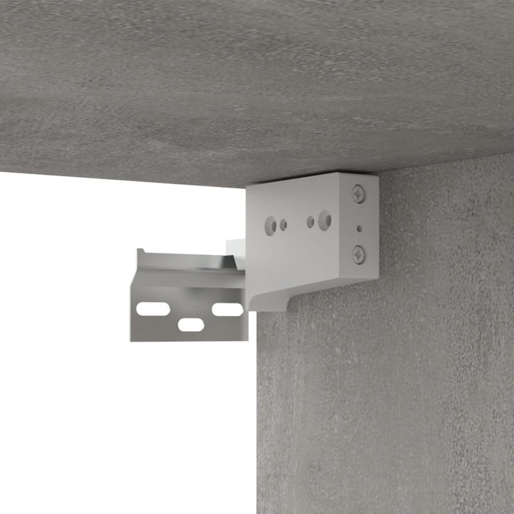 tv-skabe 4 stk. 80x30x30 cm konstrueret træ betongrå
