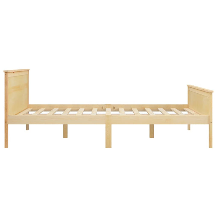 sengeramme 140x200 cm massivt fyrretræ