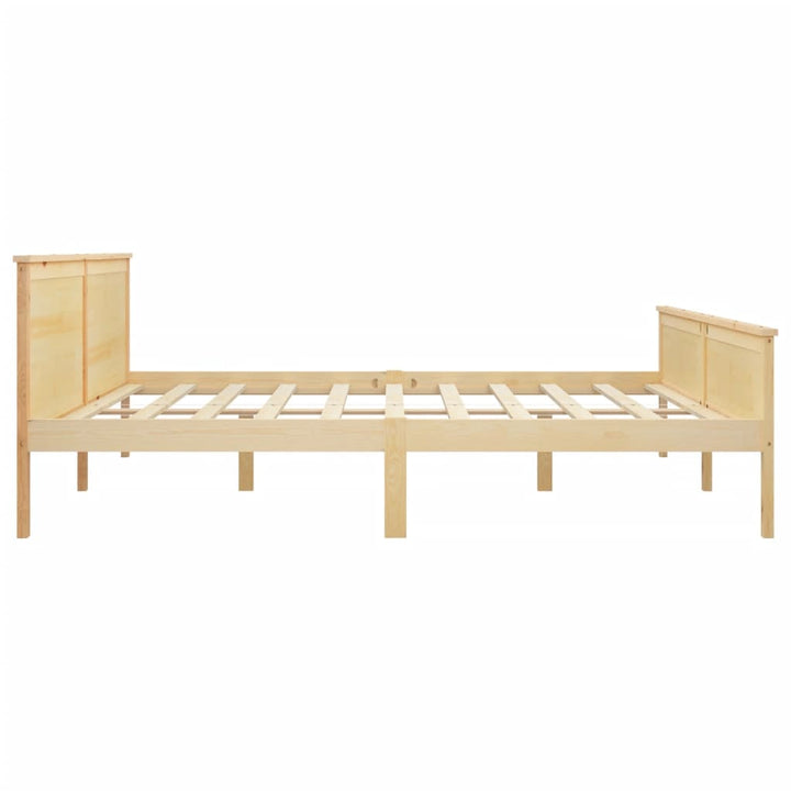 sengeramme 200x200 cm massivt fyrretræ