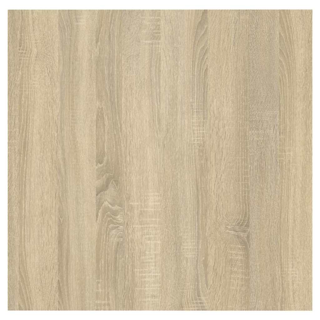 sengeskab 30,5x30x30 cm konstrueret træ sonoma-eg