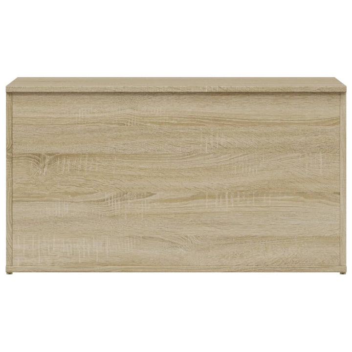 opbevaringskasse 84x42x46 cm konstrueret træ sonoma-eg
