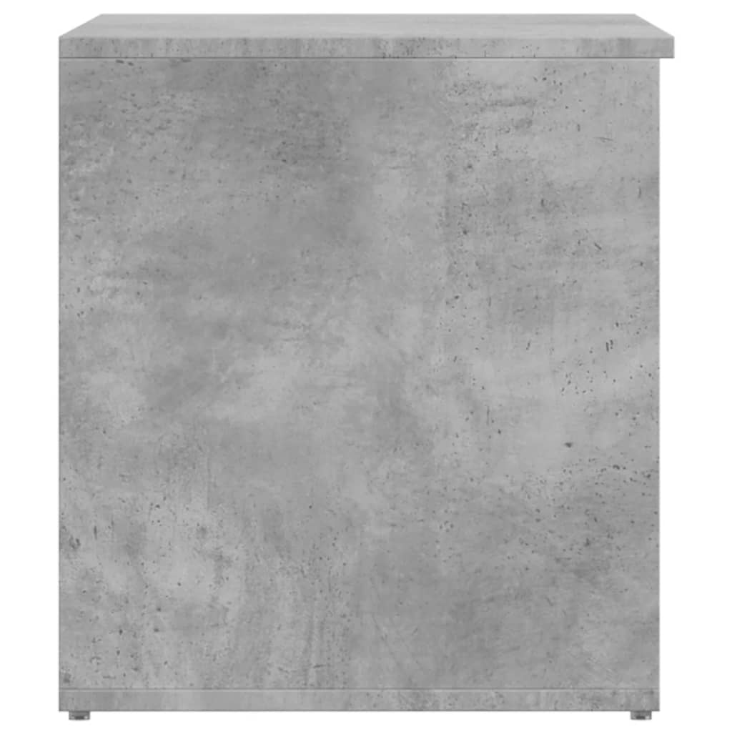 opbevaringskasse 84x42x46 cm konstrueret træ betongrå