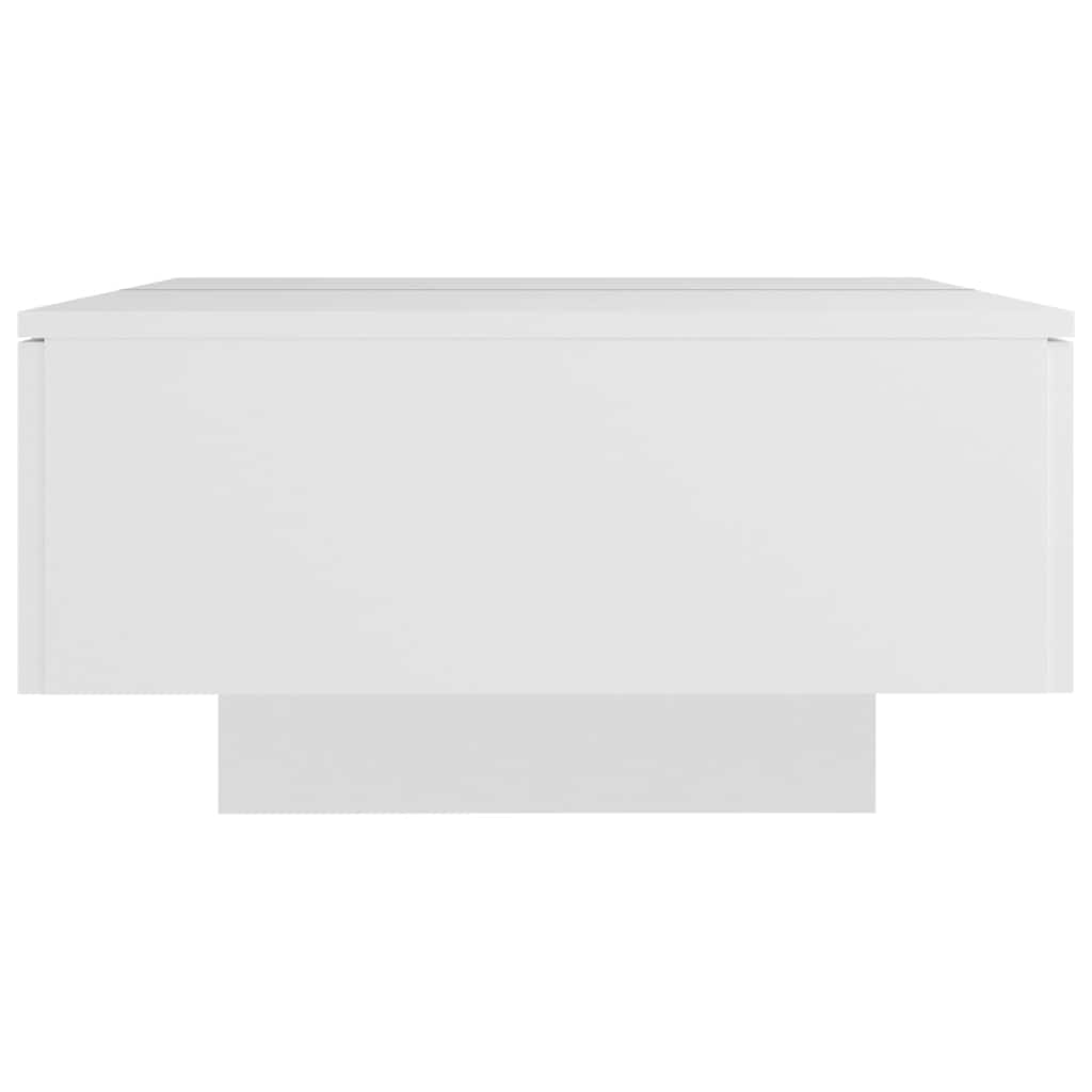 sofabord 90x60x31 cm konstrueret træ hvid