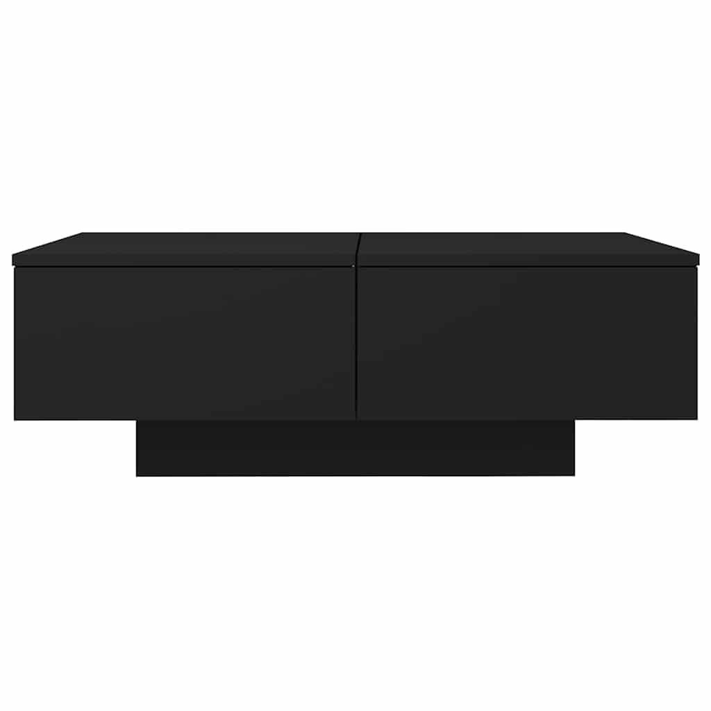 sofabord 90x60x31 cm konstrueret træ sort