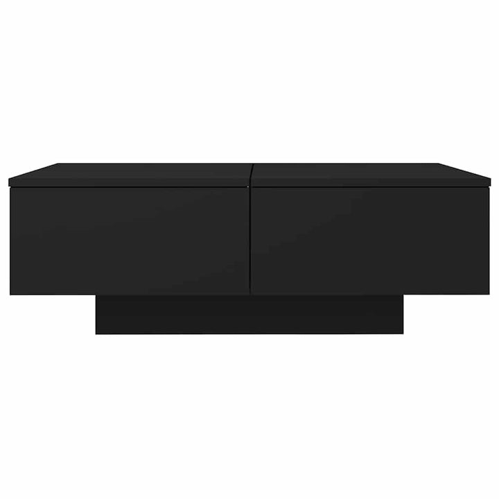 sofabord 90x60x31 cm konstrueret træ sort