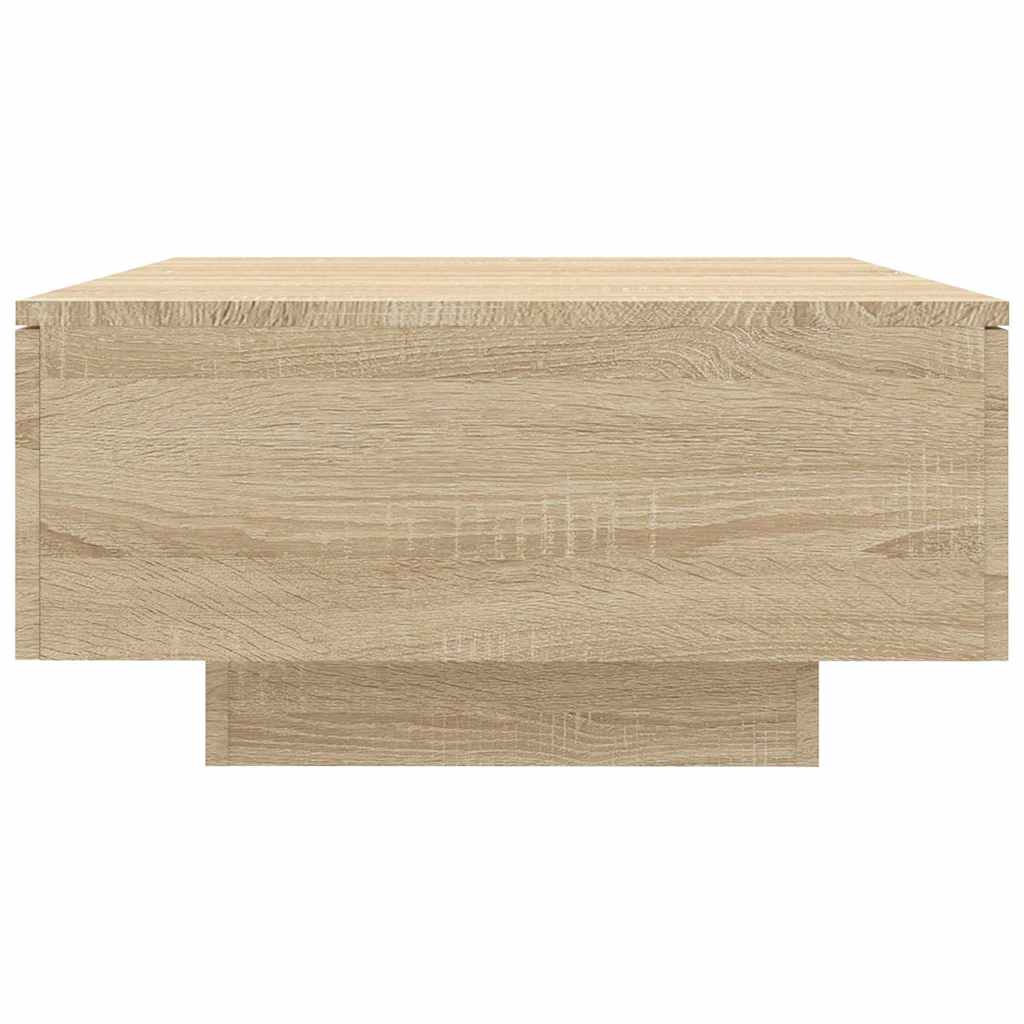 sofabord 90x60x31 cm konstrueret træ sonoma-eg