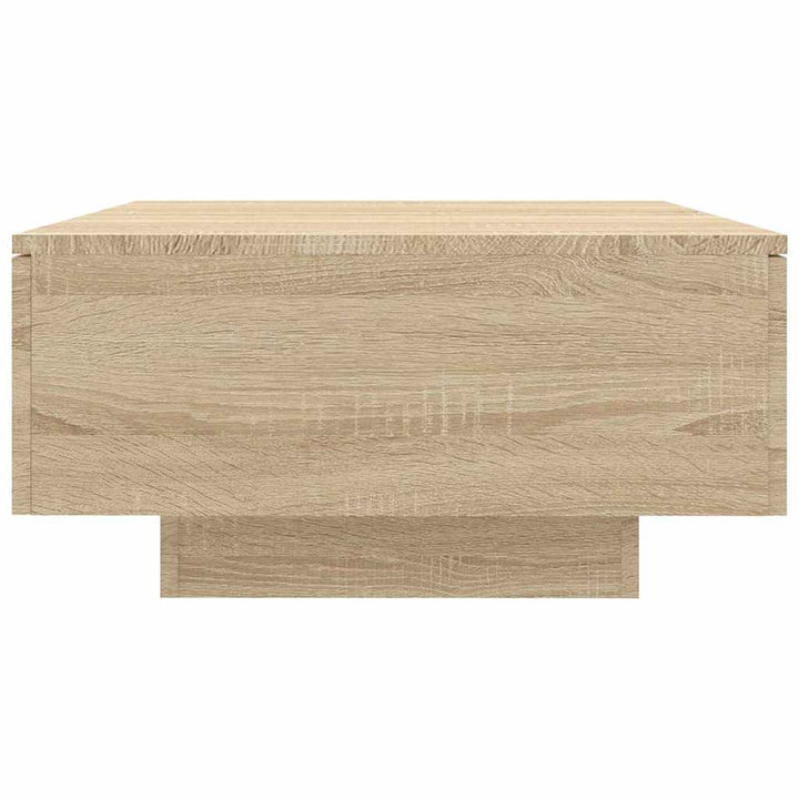 sofabord 90x60x31 cm konstrueret træ sonoma-eg