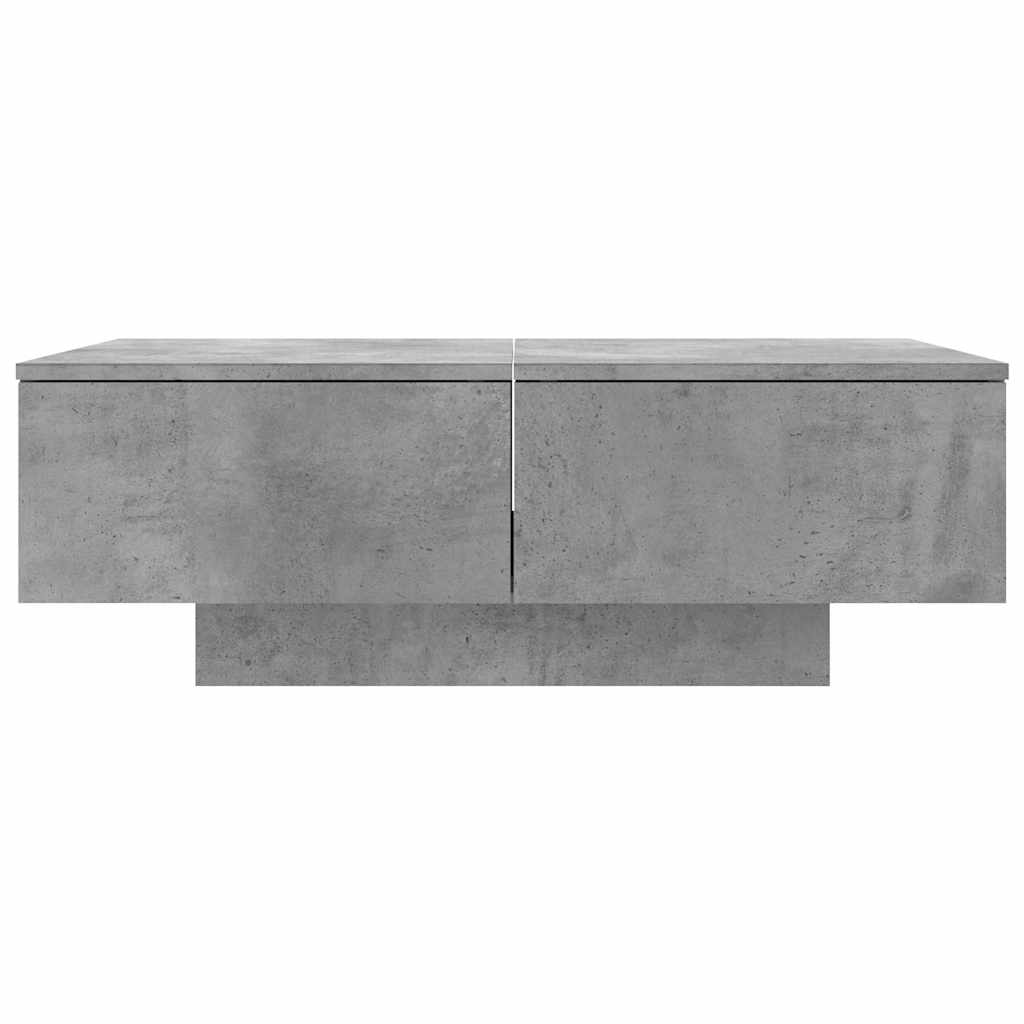 sofabord 90x60x31 cm konstrueret træ betongrå