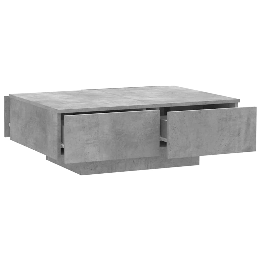 sofabord 90x60x31 cm konstrueret træ betongrå