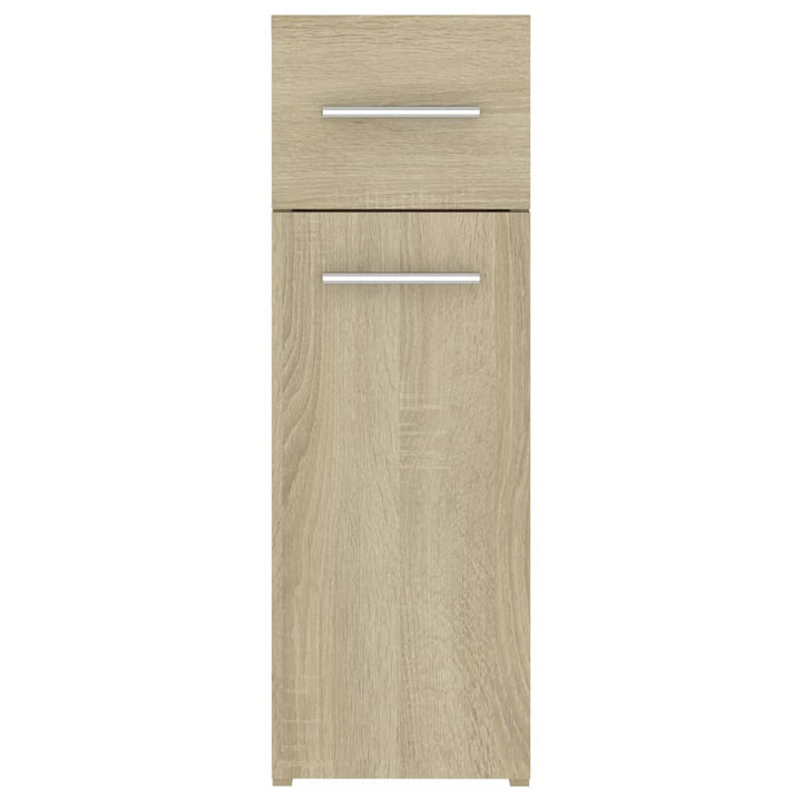 udtræksskab 20x45,5x60 cm konstrueret træ sonoma-eg
