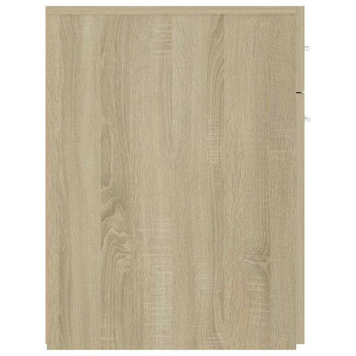 udtræksskab 20x45,5x60 cm konstrueret træ sonoma-eg