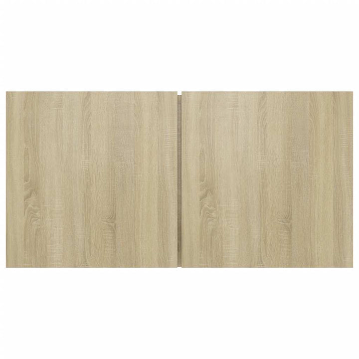 væghængte tv-skabe 3 stk. 60x30x30 cm sonoma-eg