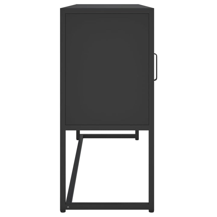 skænk 105x35x75 cm stål sort