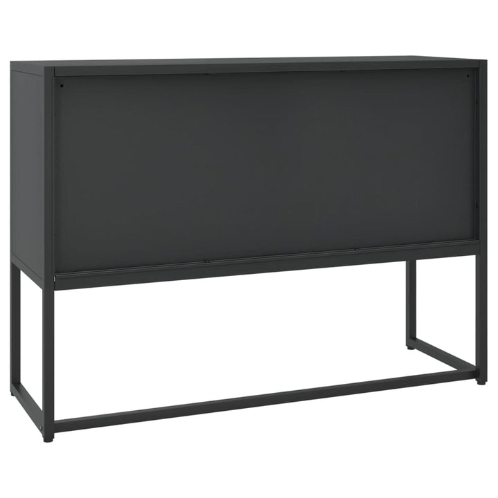 skænk 105x35x75 cm stål sort