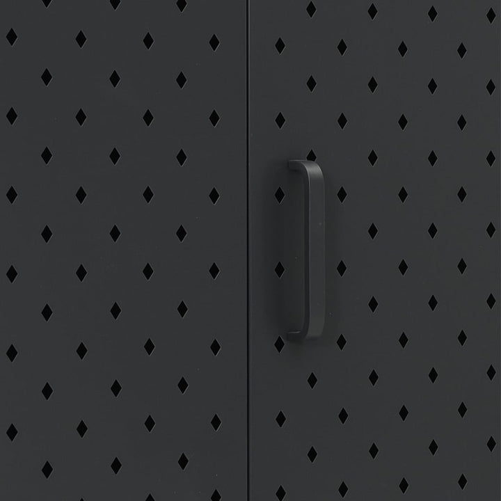skænk 105x35x75 cm stål sort