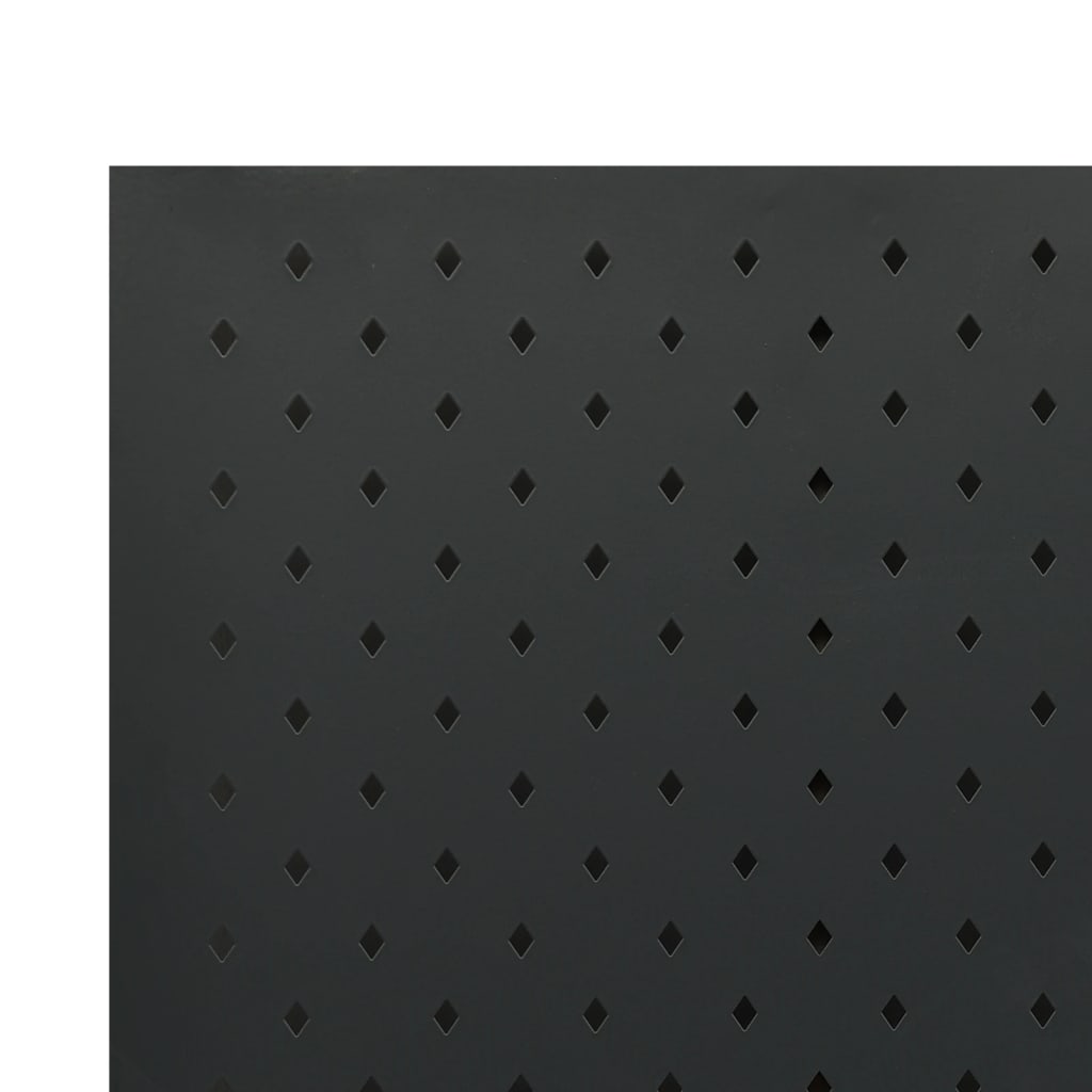 3-panels rumdeler 120x180 cm stål sort