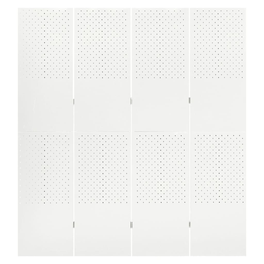 4-panels rumdeler 160x180 cm hvid