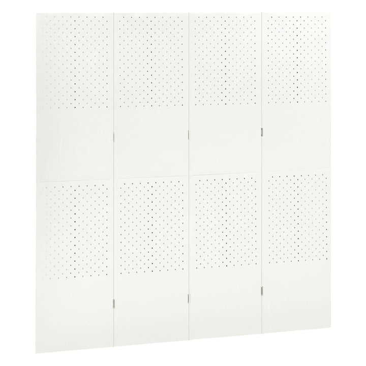 4-panels rumdeler 160x180 cm hvid