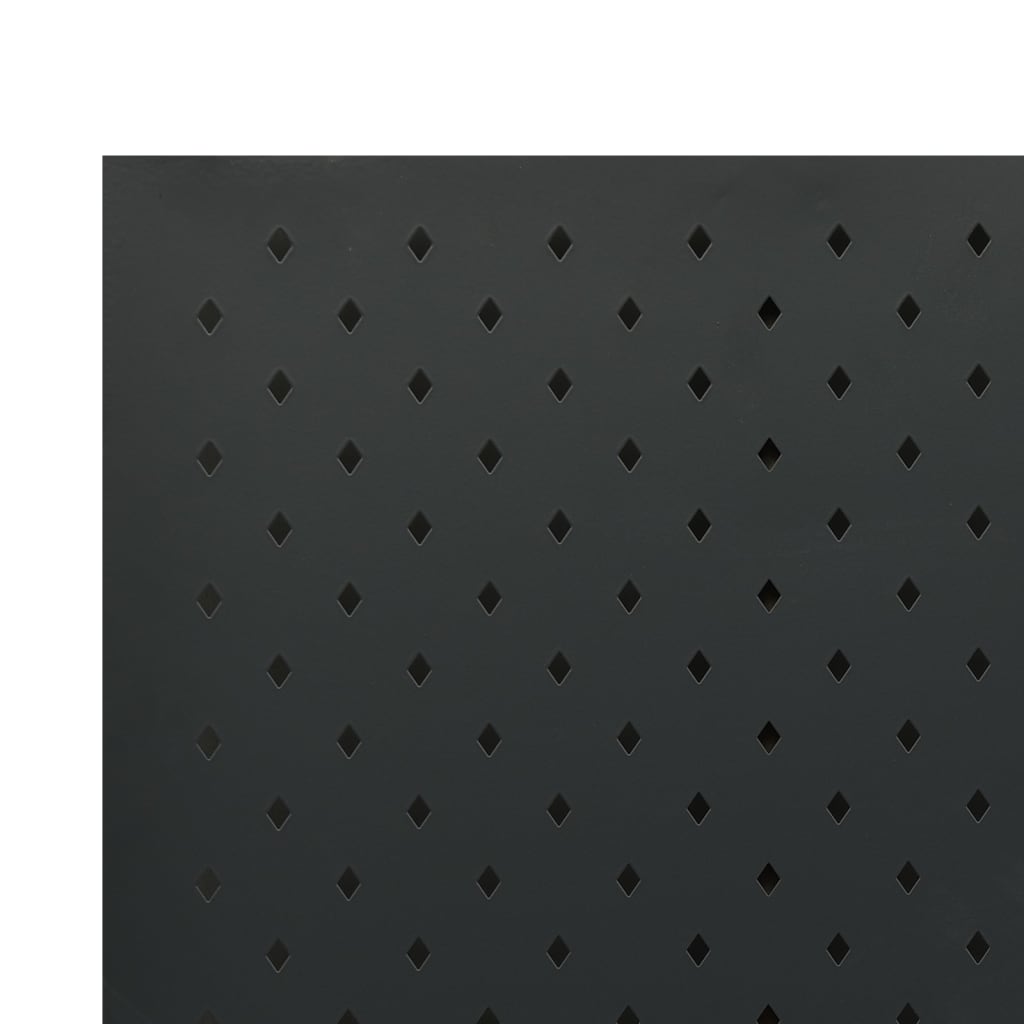 6-panels rumdeler 240x180 cm stål sort