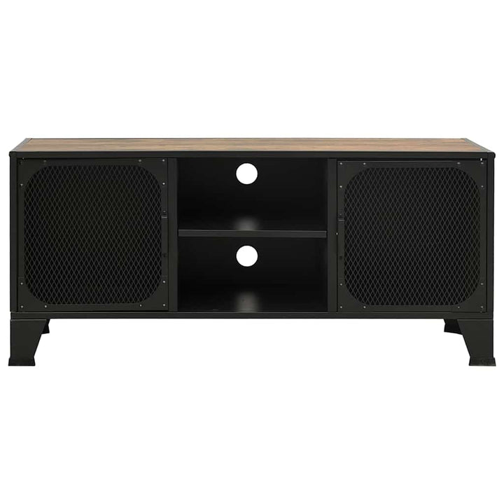 tv-skab 105x36x47 cm meal og MDF rustikbrun