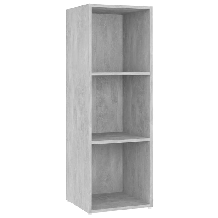 tv-skabe 2 stk. 107x35x37 cm konstrueret træ betongrå