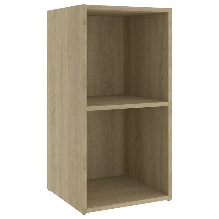tv-skabe 4 stk. 72x35x36,5 cm konstrueret træ sonoma-eg