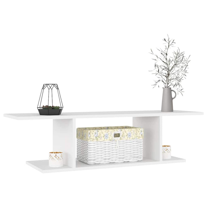 væghængt tv-skab 103x30x26,5 cm hvid
