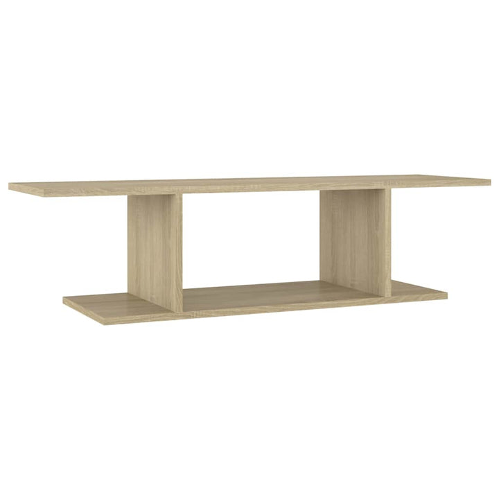 væghængt tv-skab 103x30x26,5 cm sonoma-eg