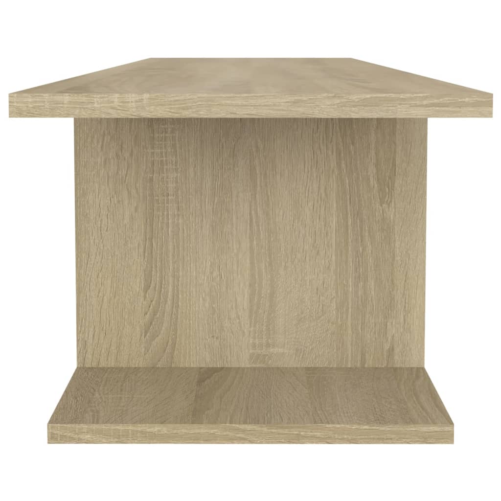 væghængt tv-skab 103x30x26,5 cm sonoma-eg