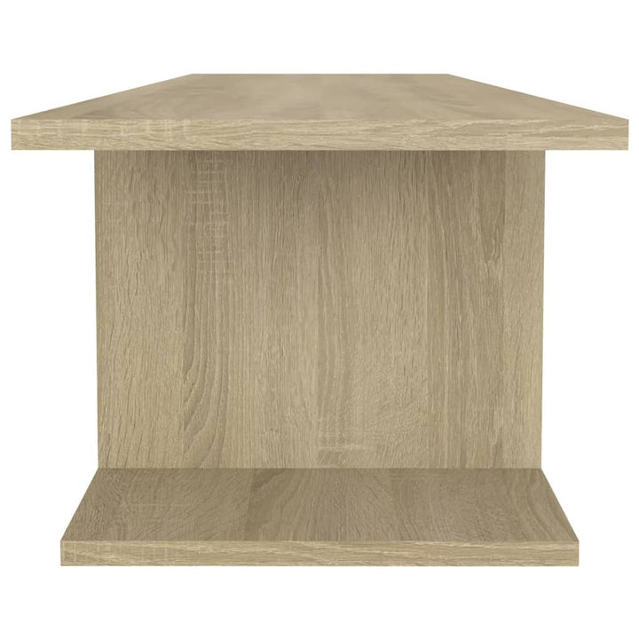 væghængt tv-skab 103x30x26,5 cm sonoma-eg