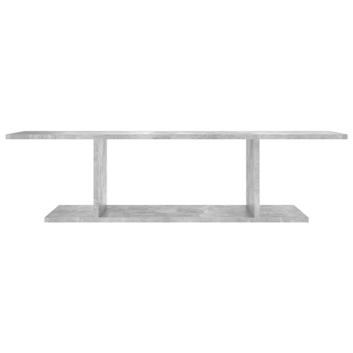 væghængt tv-skab 103x30x26,5 cm betongrå