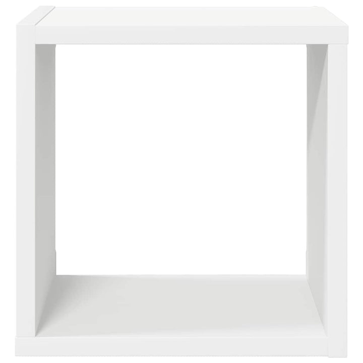 væghylder 4 stk. 26x15x26 cm kubeformet hvid