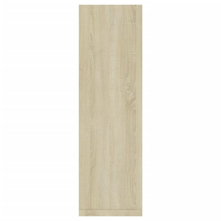 væghylder 2 stk. 50x15x50 cm konstrueret træ sonoma-eg