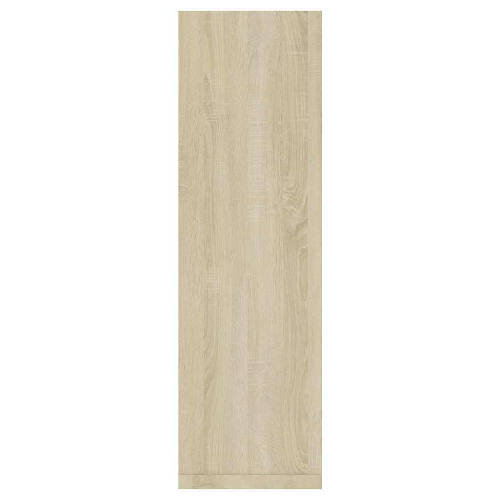 væghylder 2 stk. 50x15x50 cm konstrueret træ sonoma-eg