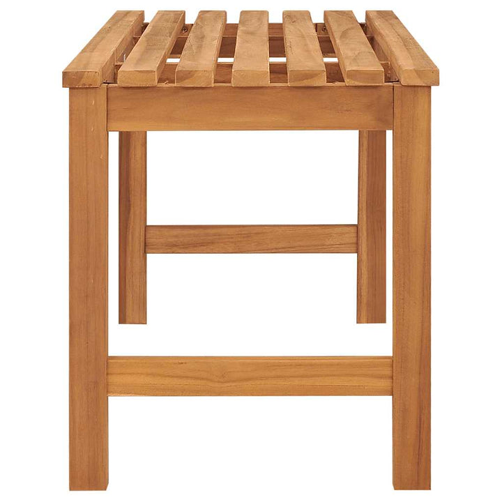 havebænk 114 cm massivt teaktræ