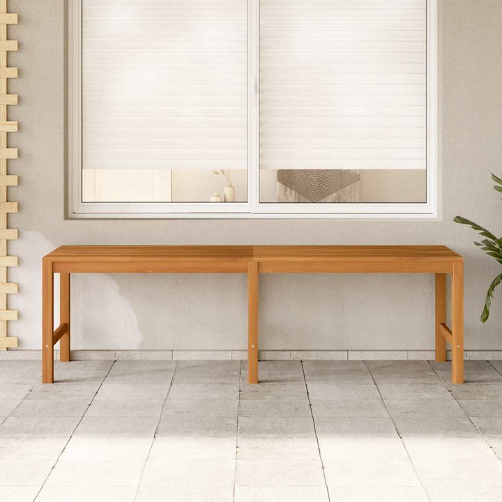 havebænk 150 cm massivt teaktræ