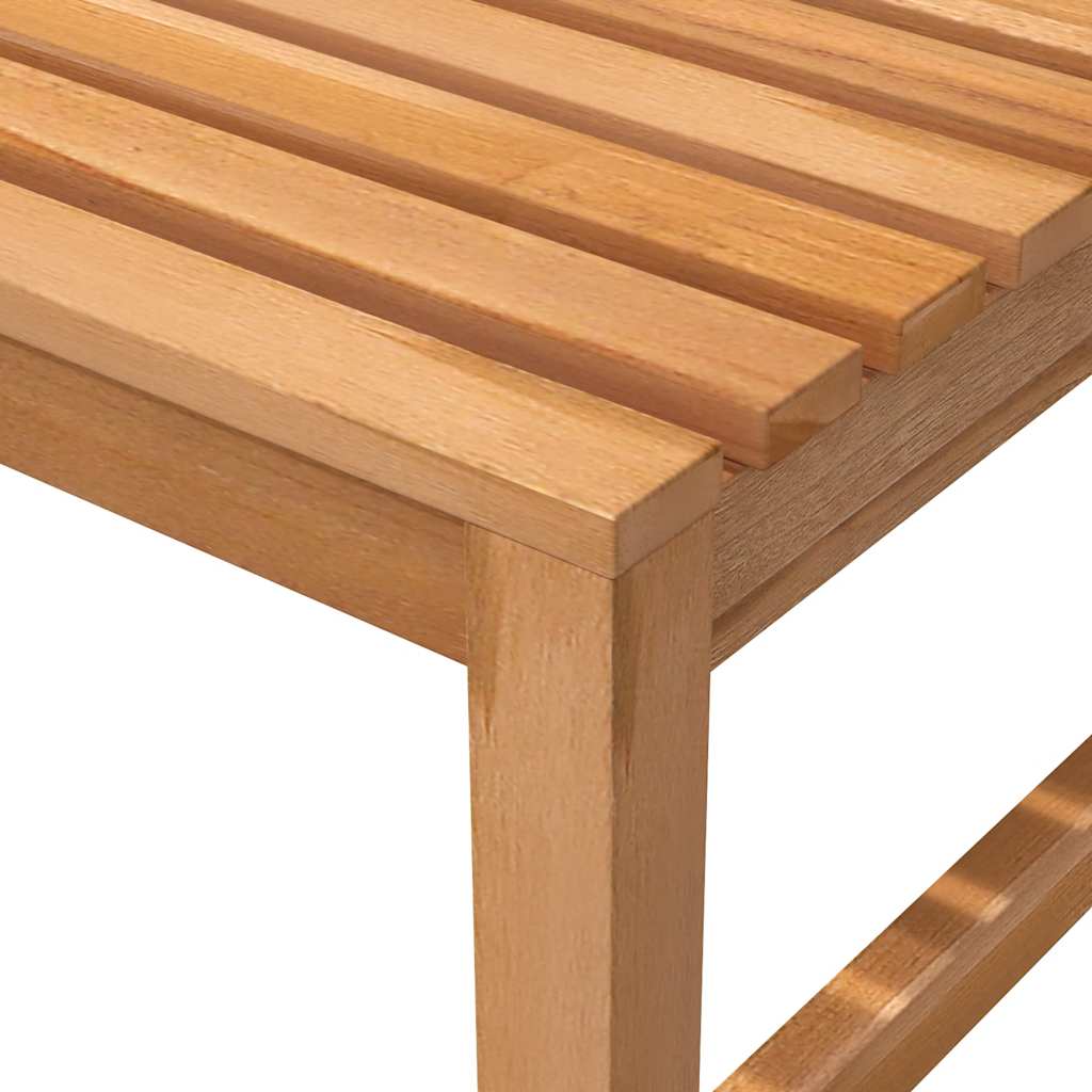 havebænk 150 cm massivt teaktræ
