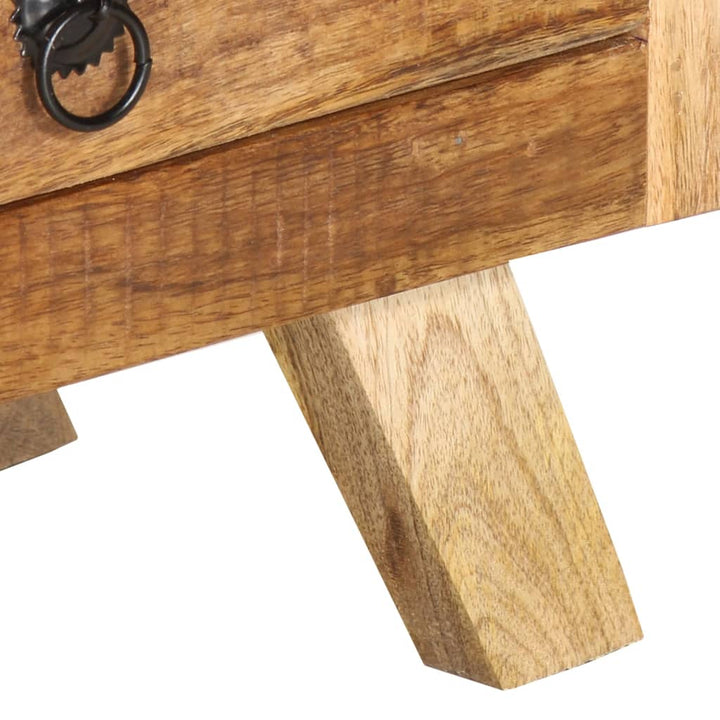 tv-bord 110x30x40 cm massivt mangotræ