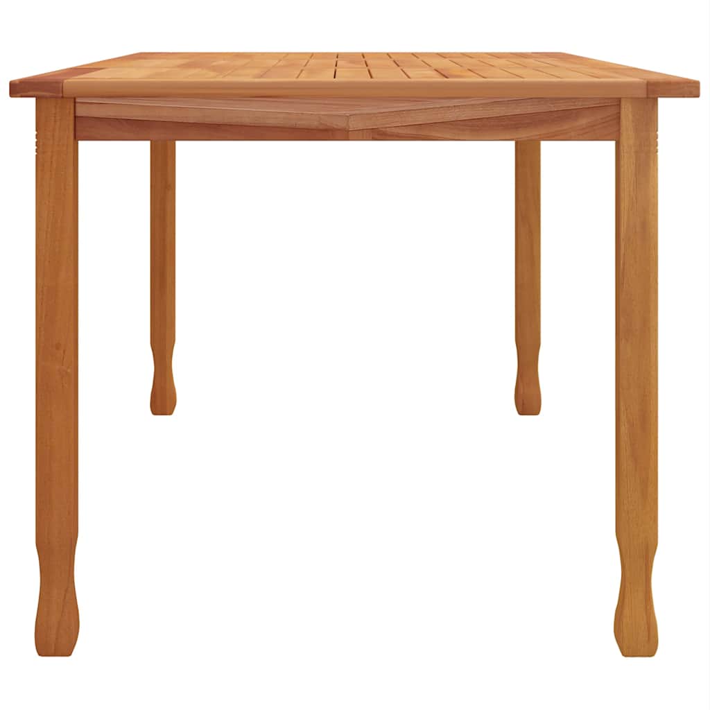 havebord 150x90x75 cm massivt teaktræ