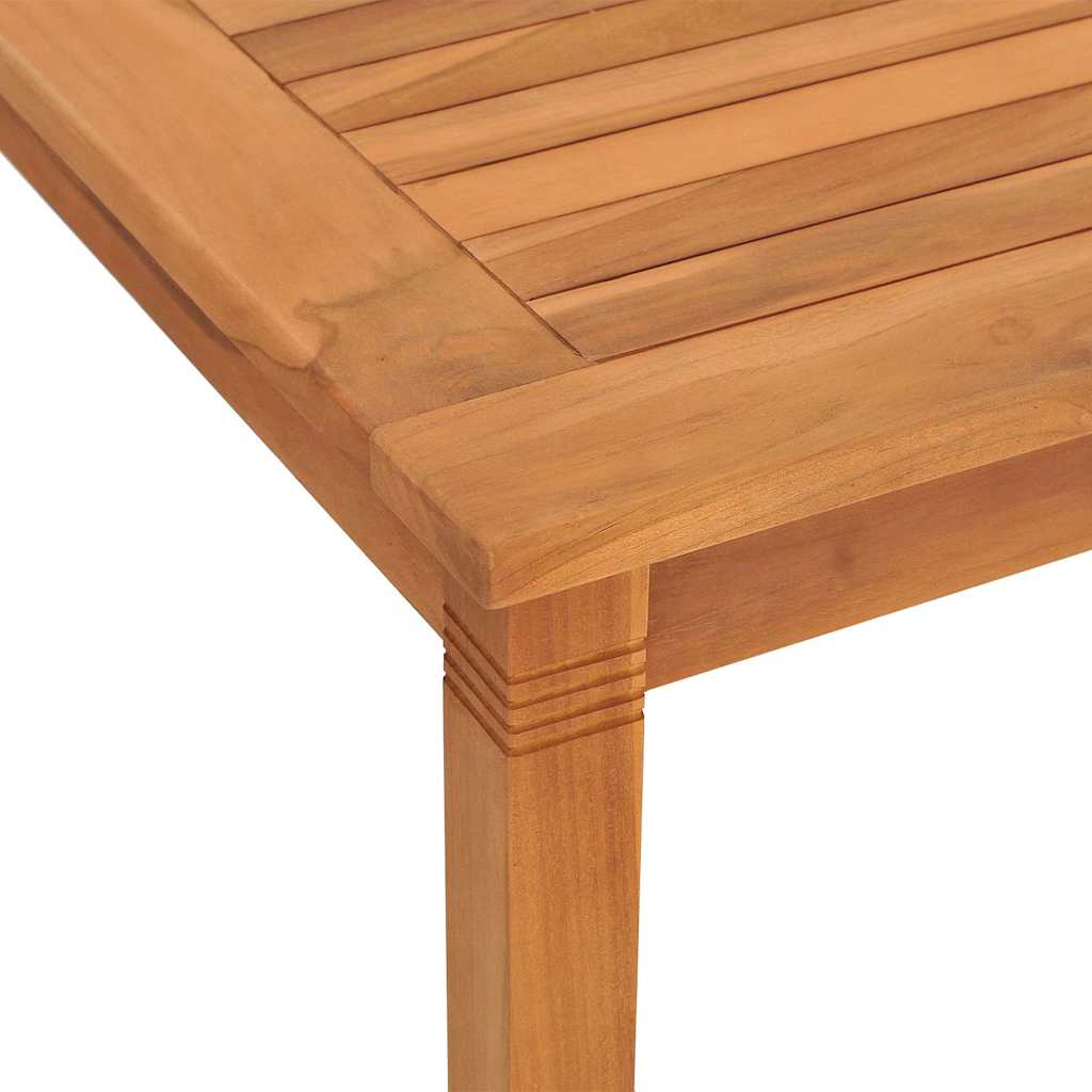 havebord 150x90x75 cm massivt teaktræ