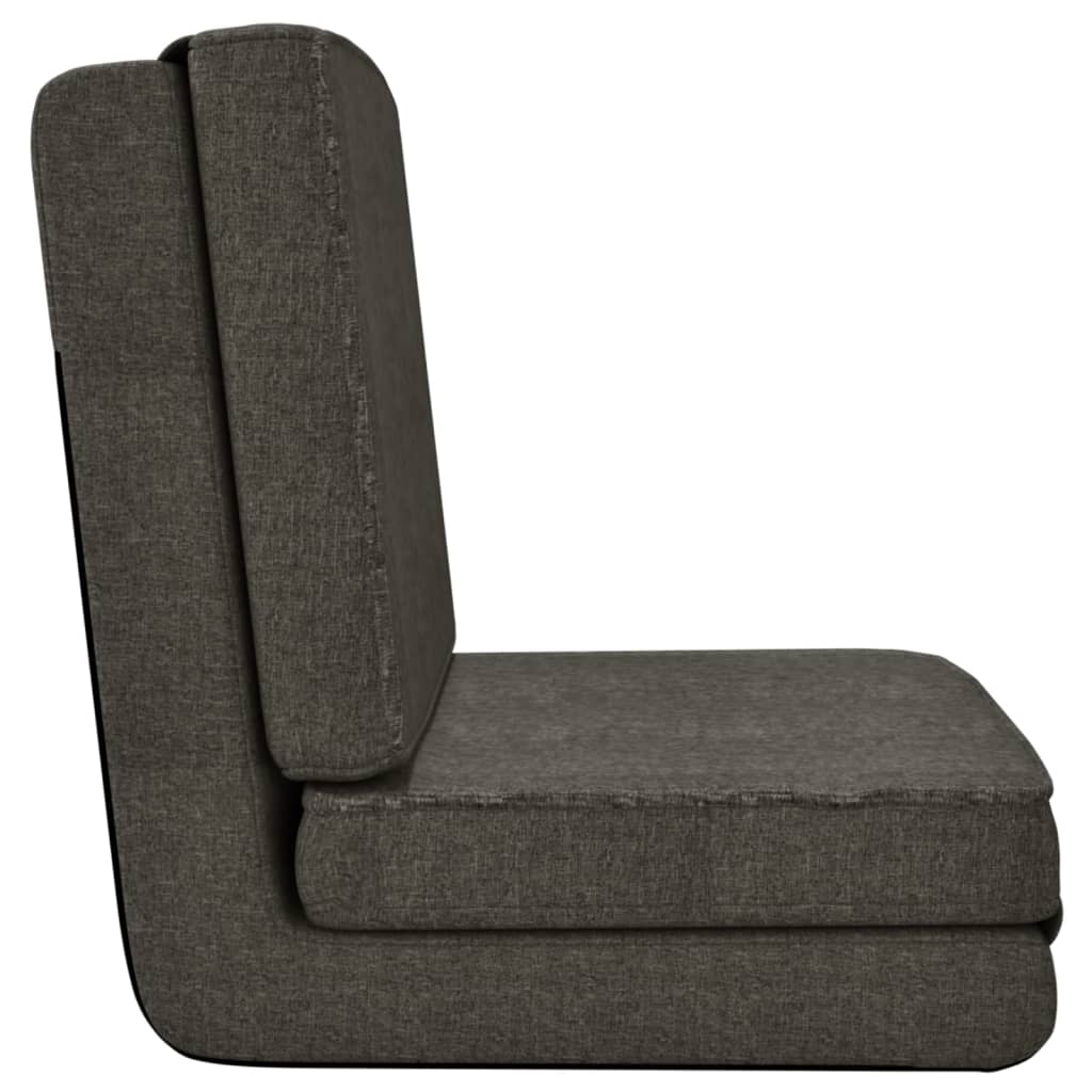 foldbar gulvstol stof mørkegrå