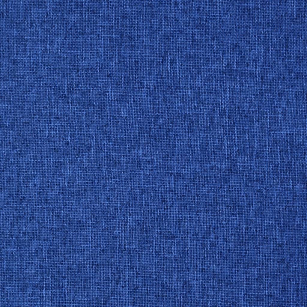 foldbar gulvstol stof blå