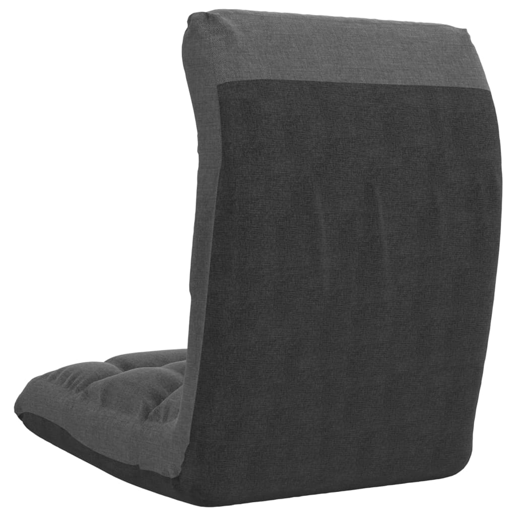 foldbar gulvstol stof mørkegrå