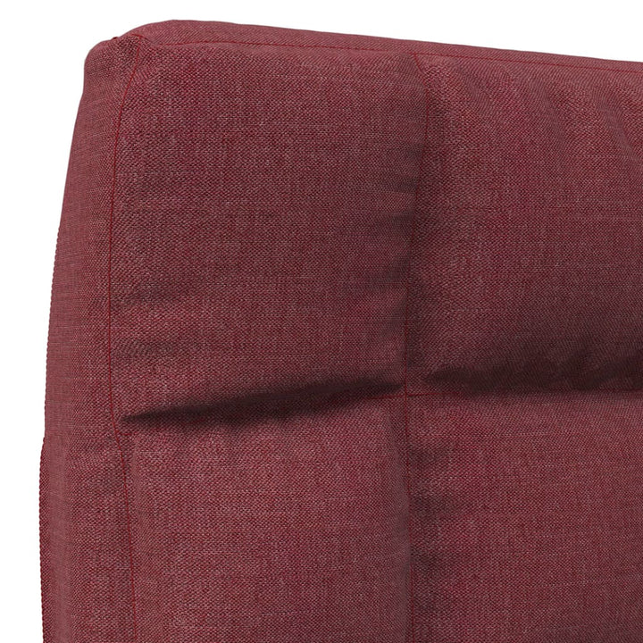 foldbar gulvstol stof vinrød