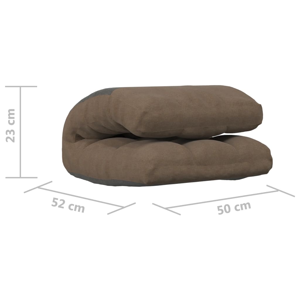 foldbar gulvstol stof gråbrun